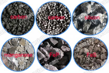 selection of five common elements in ductile iron